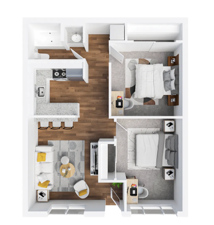 layout - The Lodge Apartment