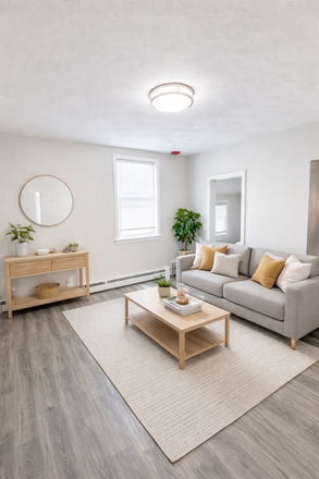 living room - remarkable newly designed three bedroom, one bathroom on second floor with additional space Apartments