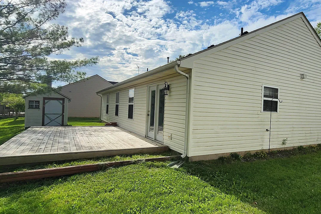 Outside Back/Side View - 235 Persimmon Trail Bedroom For Rent House