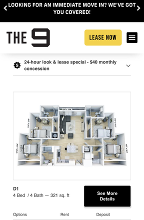 Floor Layout - The 9 Apartments