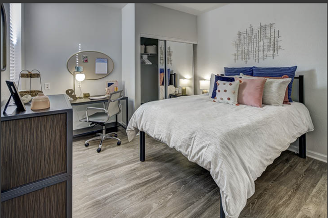 this is base design, NOT what ours actually looks like - University Village Apartments, 1 bedroom sublease