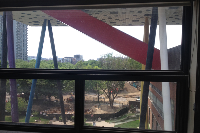 West facing unit now completed Grange Park, OCADU and Art Gallery of Ontario - Village by the Grange