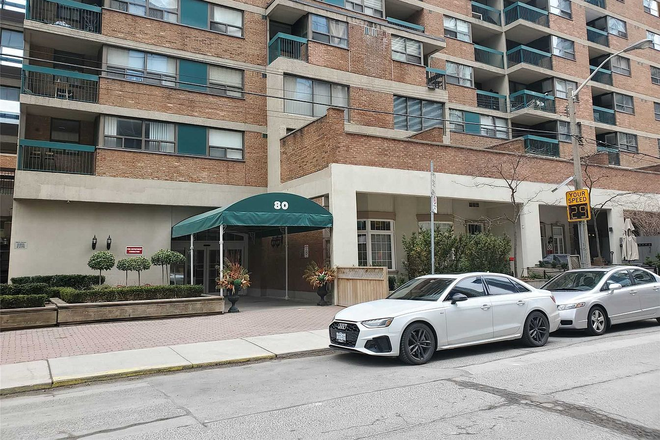 Outside Street View - 2 bedrooms available in sunny unit in the heart of downtown.