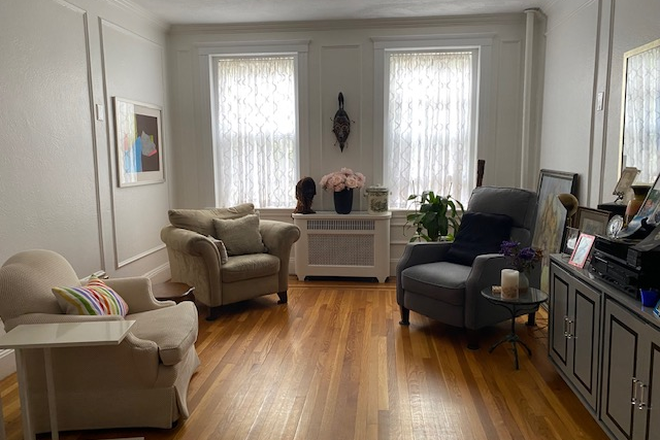 living room - BROOKLINE - FURNISHED 1BR IN 2BR CONDO