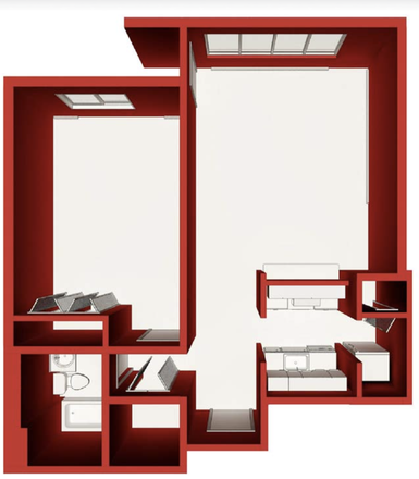 Layout2 - HUH Summer Sublet in 8A Mount Auburn Street Apartments