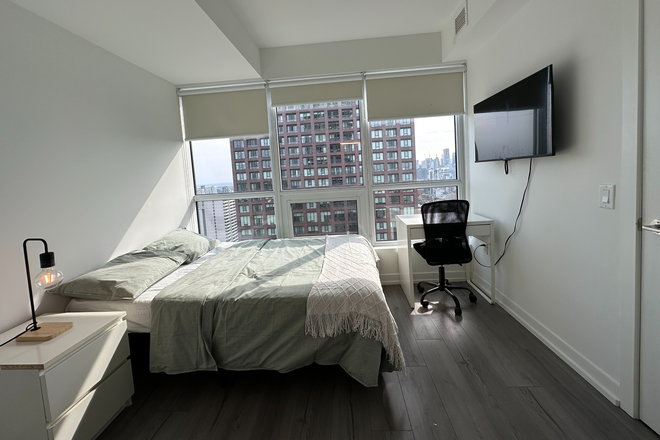 Unit #2902 Bedroom A - Modern Condo at  Bloor St E, Toronto