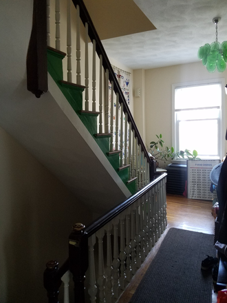 Hall/entranceway - NICE! Two furnished rooms, walk to the T, in large home convenient to all- almost all to yours