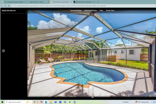 Pool Area - Brand NEW 5/3 POOLHOUSE. Near UM Campus. Starting on August/2026