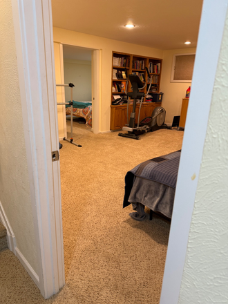 Entrance to family room - 1 BR/1 Ba in Boulder home. Shared bathroom, new kitchenette and family room  $1150 Rent inc utiities