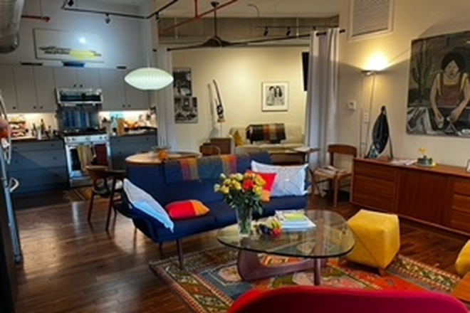 Living, Dining, Part of Kitchen - CALA Residences  Unit 114 Condo