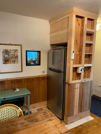 Kitchen-Fridge - Harvard Campus/ Charles River. Short  lease available. One  bedroom Utilities Included, Furnished Apartments