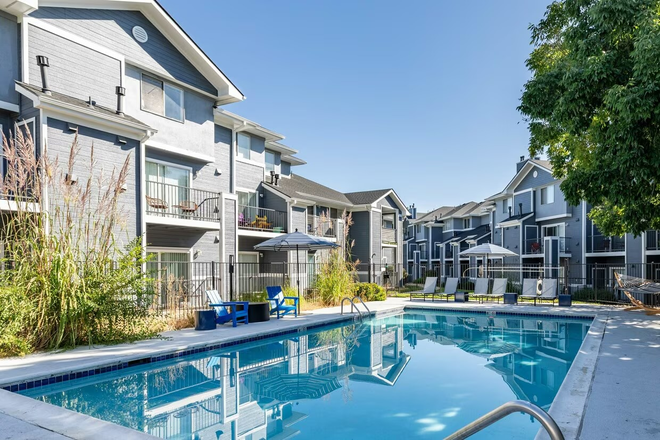 Pool Area - Union Baseline Apartments