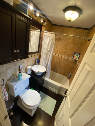 Shared bathroom - Union Square, 1Bd in a 3Bd/2Ba Sunny Apartment