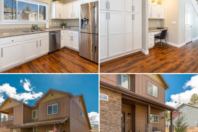 kitchen and outside street view - Presidio in the Pines House