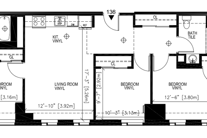choose whichever room you want! (the master bedroom is $1300 instead of $1200) - Spacious, South-Facing 3b2b with Central AC