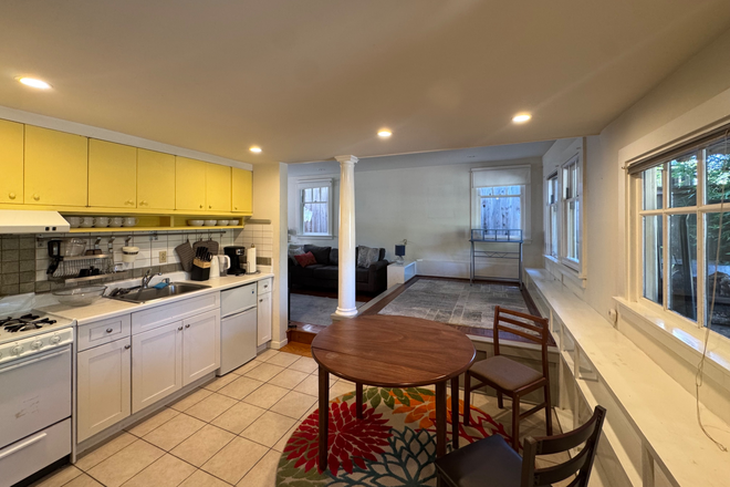 Kitchen and dining area - Garden Apartment in North Shattuck Area