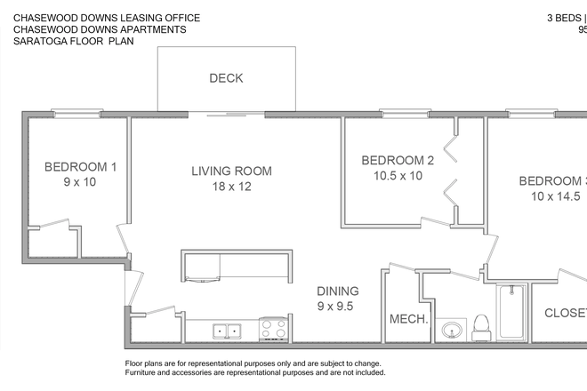 floorplan - Sublease at Chasewood Downs Apartments