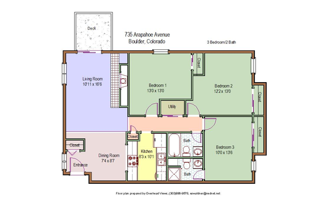 3BR/ 2BA - 725-765 Arapahoe Ave. - Gregory Creek Apartments (3BR/2BA)