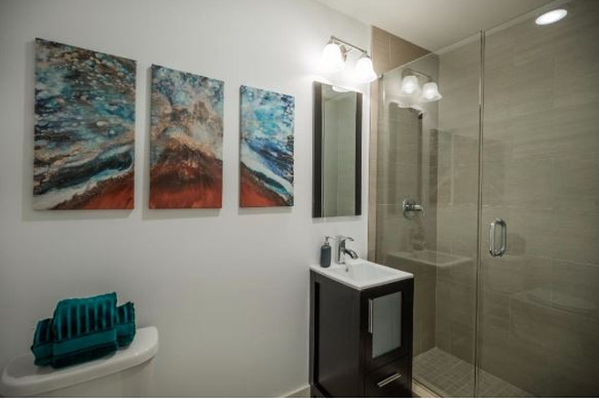 Bathroom - 32nd & Spring Garden - LUXURY SMART APTS! Brand New 3 BD 3 BR, & 2 BD 2 BR, Free Wifi/Laundry/Gym