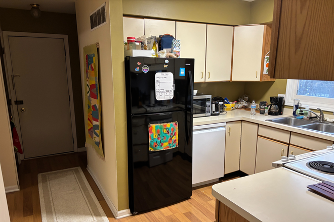 Kitchen - Seeking 2 roommates for July 2026 in Ann Arbor! $885 monthly rent. Queer-friendly! Duplex