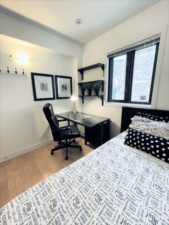 MF BEDROOM WITH CHAIR, PILSEN PROF DESK - BLOOR/HURON, $1199/M "SUMMER SUBLET" FURNISHED,OWN BATH,PILSEN DESK,MINS T0 ROBARTS,ATHLETE CENTER..
