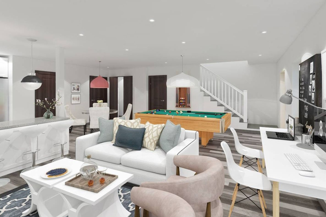 living room - 1-10 Carleton Road apartment, managed by Storrs Housing