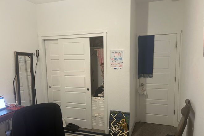 Bedroom view 2 - One room for rent close to campus Townhome