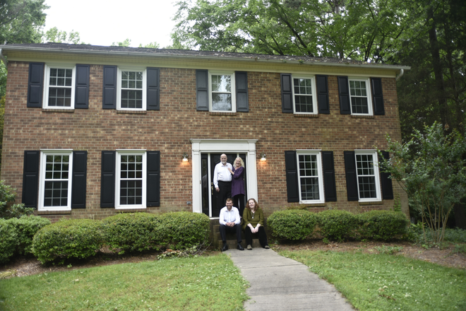 exterior of the home - private entrance, furnished studio apartment