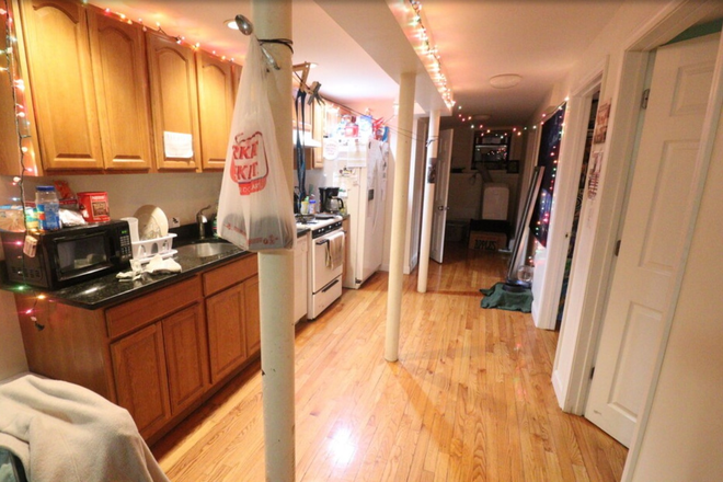 Kitchen and Hallway - Unit on Commonwealth Ave. 3 Bed, 2 Bath Condo