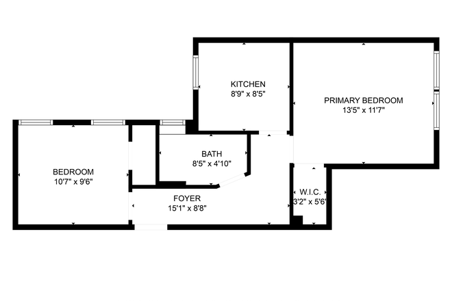 Floorplan - NO FEE Excellent Park Drive 1 bed with laundry, bike storage, HT/HW incl! Prof. managed. Ref #1685 Apartments