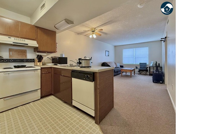 Kitchen & Living Area - 'Almost' on Campus Living! | Available August 2026 | $945 each