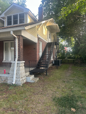 Stairs to apartment - 4506 Park Ave, Nashville TN 37209  Sylvan Park Duplex