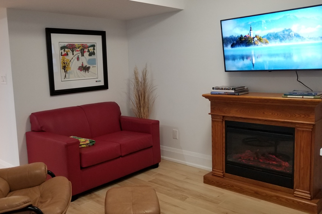 living room - Seeking female to sublet one of the two bdrms in newly renovated Riverdale 2 bed bsmt - ALL inclu Apartments