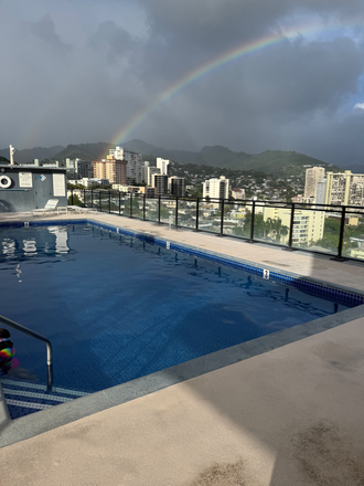 Rooftop pool overlooking the city - Studio Condo for rent