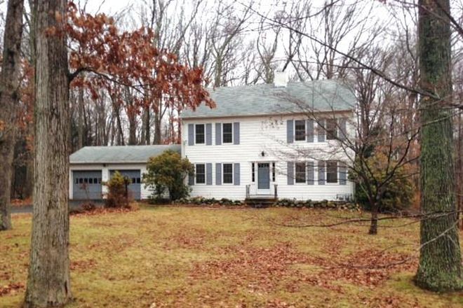 Front view - Fall - 16 Eastwood Rd.  Storrs  c.2,000 sq' colonial  3br/2ba .5 acre 2 car garage House