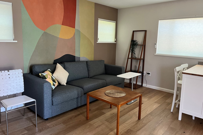 Living room - Furnished studio - new everything! Apartments