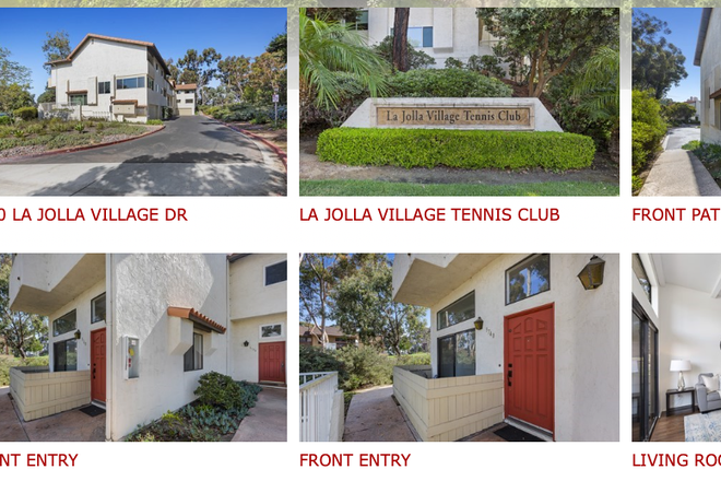 Front door - 3-Bedrm 3-Bath condo with attached garage, 1700 sq ft.