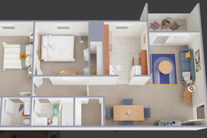 • Fully-Equipped Kitchen • Washer and Dryer access * • All-inclusive Packages * • Smart Hub, Smart Thermostat, and Smart Lock • Wired for H - Foxridge Apartments
