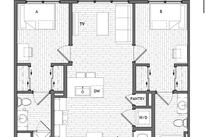 This is the floor plan and I am room A - Uncommon