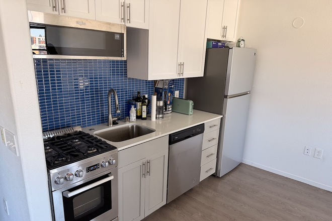 Kitchen - Allston Way, Private room, 6th floor, half a block from campus