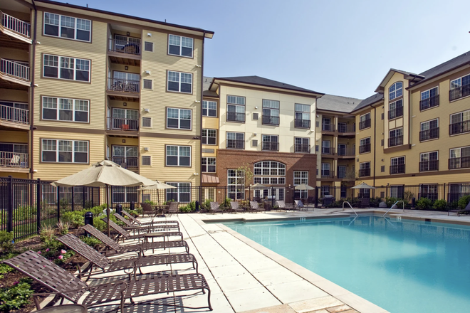 Pool area - Mosaic at Metro Apartments