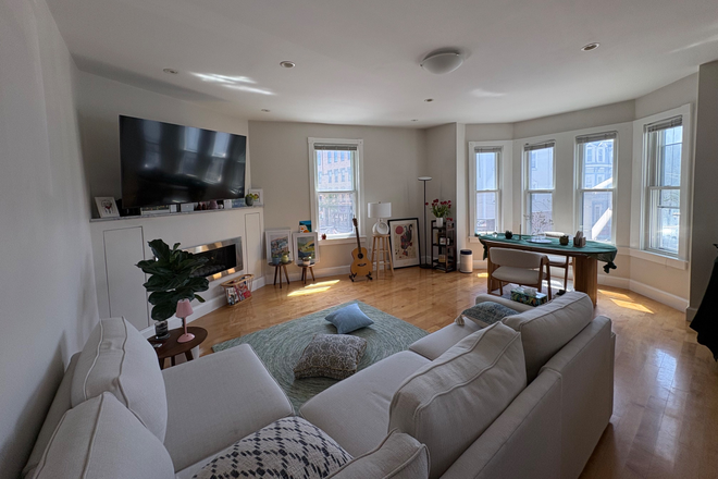Living Room - Luxury fully-furnished apt equidistant to Harvard and MIT