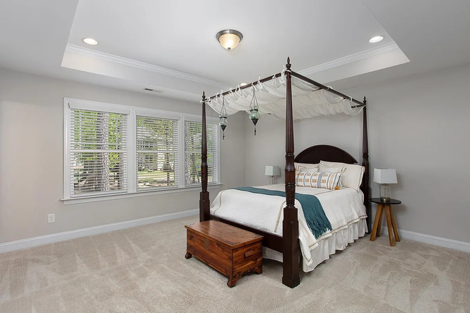 Primary Bedroom - Second Floor - 3b/3b Townhome on Seawell School Road