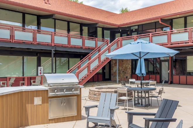 Grilling area - The Lotus Apartments