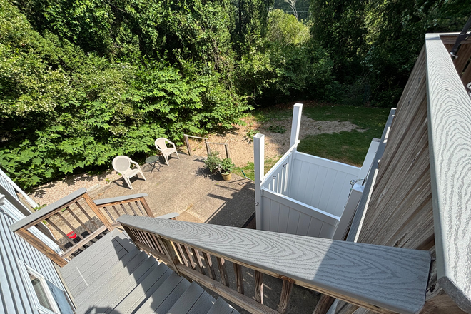 Deck stairs to lower patio - Room For Rent for 26/27 Academic Year in Wakefield House