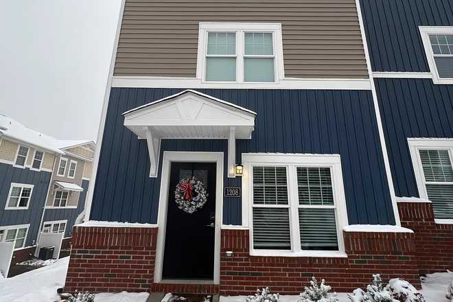 Front Door - New Furnished Townhouse at The VUE at College Square – 4BR with Private Baths