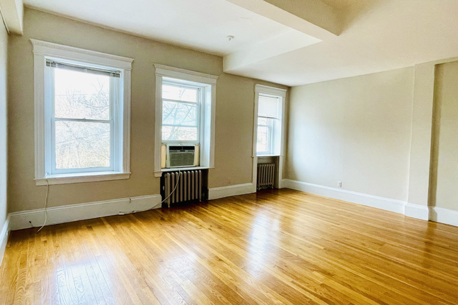 Living room - Sunny, spacious, 1 BR, 0.5 miles from Longwood Medical area, 300 ft from Green line, Amory Park Condo