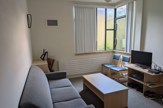 Living Room - Fully Furnished Apartment, close walk to campus/RSF, Utilities included, 4 bedroom/1 bathroom