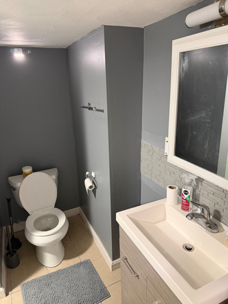 Bathroom - 460 Chalkstone Room private room/apt rental with laundry in unit close to campus/downtown Providence