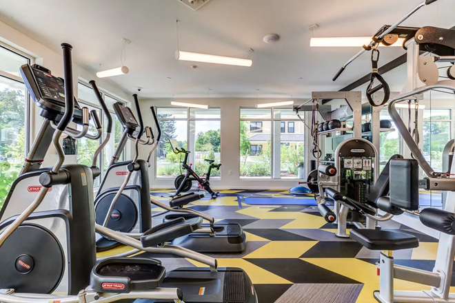 Gym - The Mill District Apartments